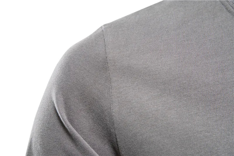 2025 White Men‘s T-shirts 100% Cotton Long Sleeve Casual Tops Solid Color High Quality Black T-Shirt Spring Autumn Men Clothing