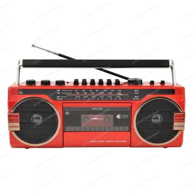 High Quality Portable Cassette Recorder Player  Music Play Walkman Retro Tape Drive AM/FM/SW Radio Bluetooth Speakers