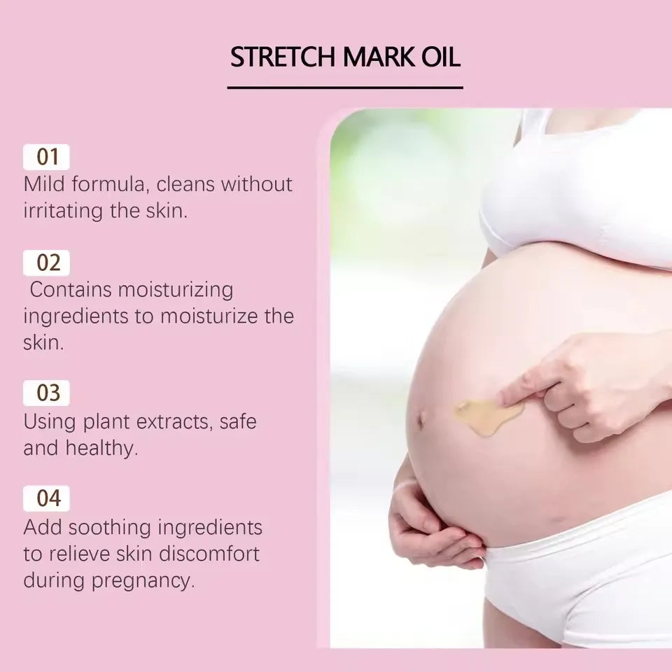 Stretch Marks Remover Essential Oil Pregnancy Maternity Body New Old Stretch Mark Removal Serum Increase Elasticity of Skin Care