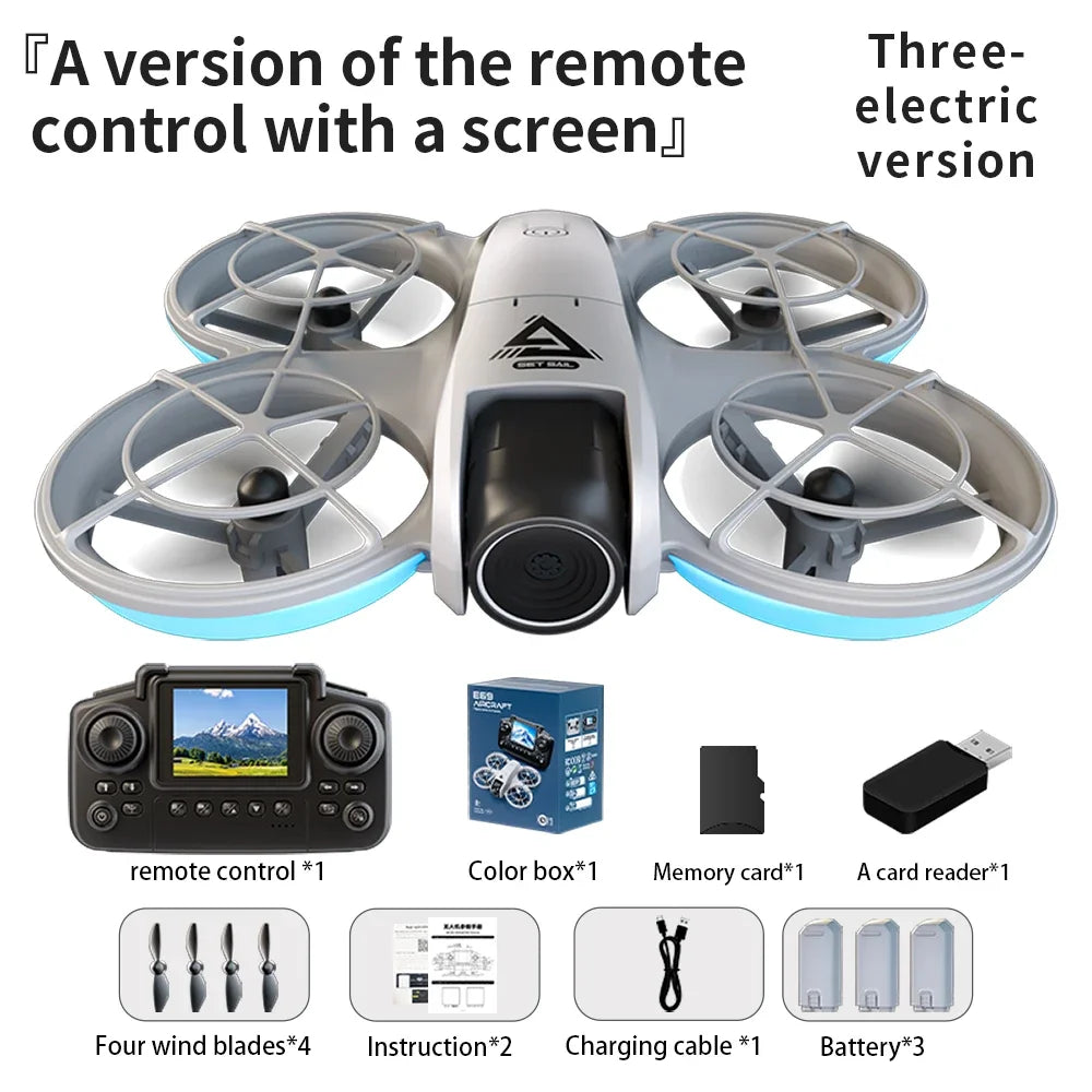 E69 Max Drone 5G GPS Return Professional 8K HD Aerial Photography 18000m RC Brushless Motor Optical Flow Quadcopter Toys