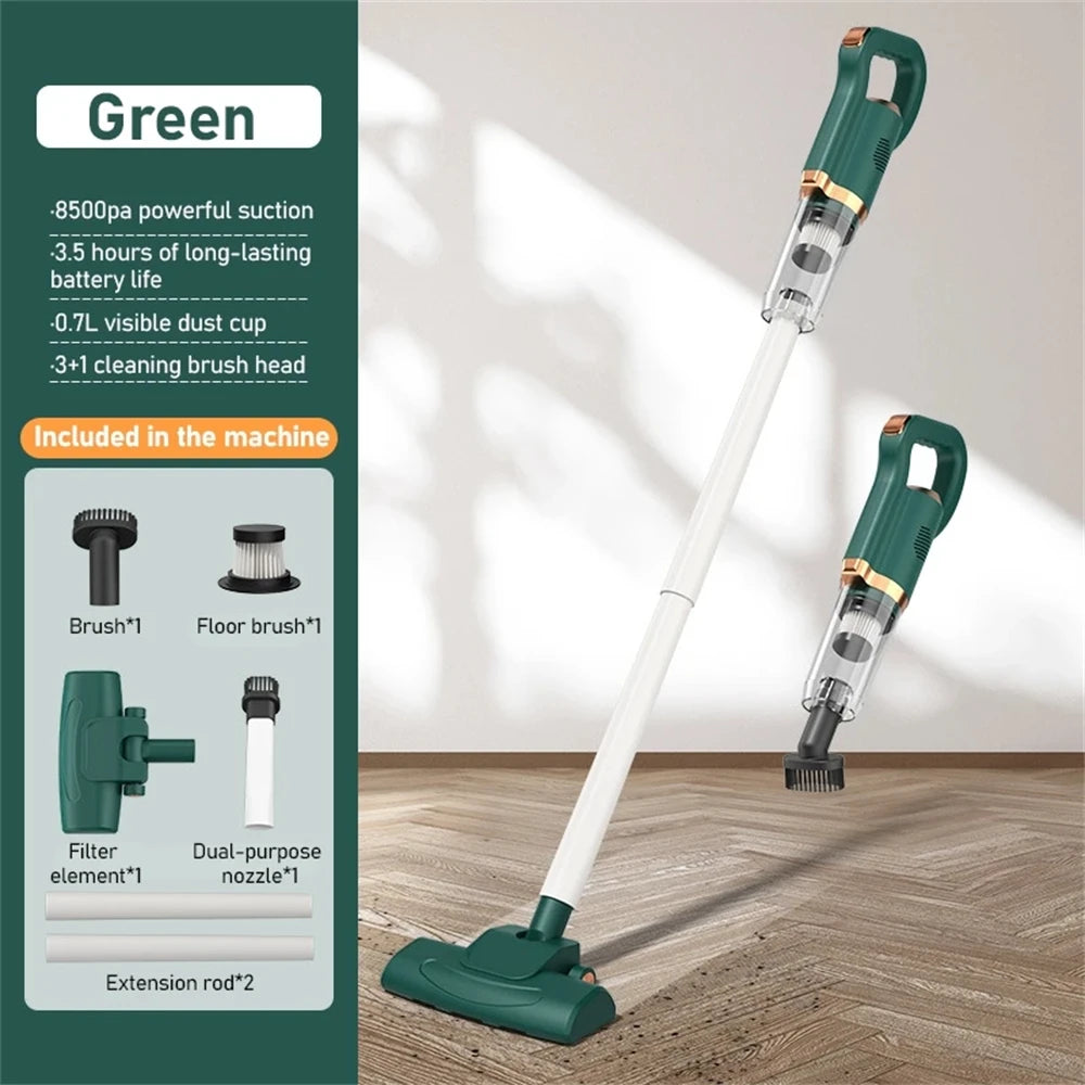 Handheld Wireless Vacuum Cleaner Strong Suction Water Sweeper Portable 2 In 1 Rechargeable Cleaning Robot Household  And Car Use