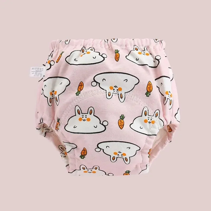 5PC Waterproof Reusable Cotton Baby Training Pants Infant Shorts Underwear Cloth Baby Diaper Nappies Panties Nappy Changing
