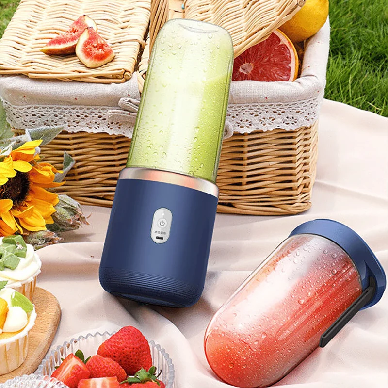 Double Cup Multifunction Usb Fruit Mixers Juicers Portable Electric Juicer Blender Fruit Juicer Cup Food Milkshake Juice Maker