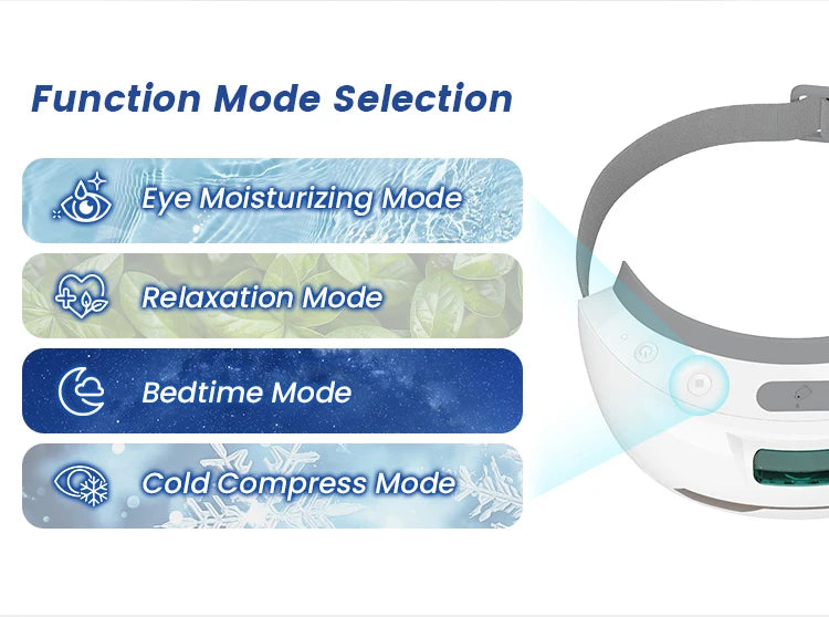 Hydrogen Eye Therapy 4 Modes Eye Massager with Heat and Cooling for Eye Relaxation, Father's Day/Birthday Gifts for Mom/Dad