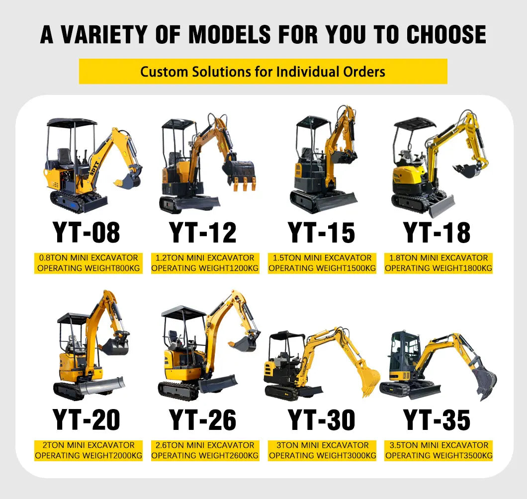 2026 Mini Excavator 2.0 Ton Euro 5 Kubota Engine Multi-Function Compact Digger For Farm Garden & Small Engineering Customized