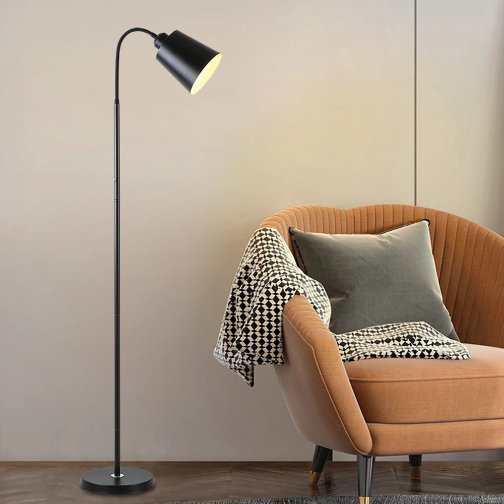Modern Floor Lamp Adjustable Gooseneck Led Sofa Floor Lights Living Room Bedroom Study Indoor Decoration Standing Floor Lamp