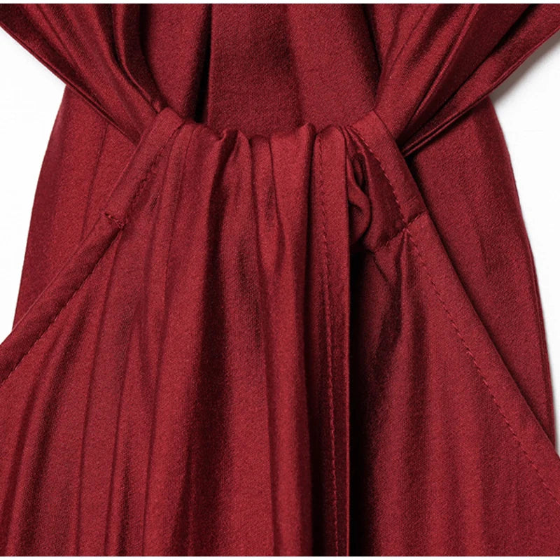 Fashion Women' S Long Dresses Halter Elegant Backless Sleeveless Split Dress Female Summer New Lady Beach Vacation Robes
