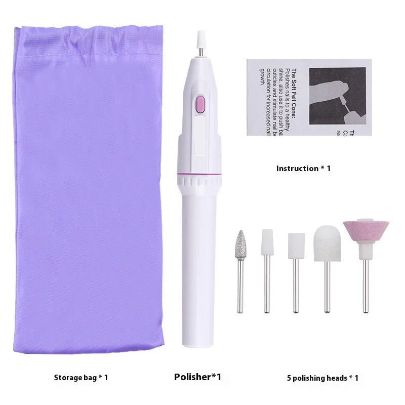 Nail Polisher Mini Electric Nail Drill Kit Manicure Pedicure Grinding Polishing Nail Art Sanding File Pen Tools Machine
