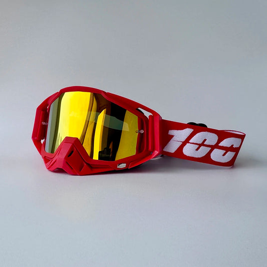 100 Motocross Goggles HD Lens Motorcycle Anti-fog Eyeglasses Sports Windproof Protect Riding  Men Women Moto MX MTB Sunglasses
