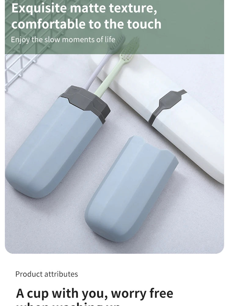 1/4pc Portable Toothbrush Cover Storage Box Daily Outdoors Travel Hiking Camping Toothbrush Holder Case Box Bathroom Accessories