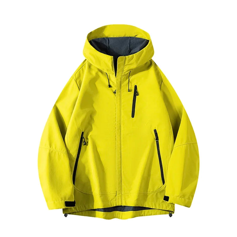 New Men Outdoor Jackets Men Spring Casual Hooded Jacket Coats Mens Autumn Waterproof Fashion Brand Windbreaker Jackets Male 3XL