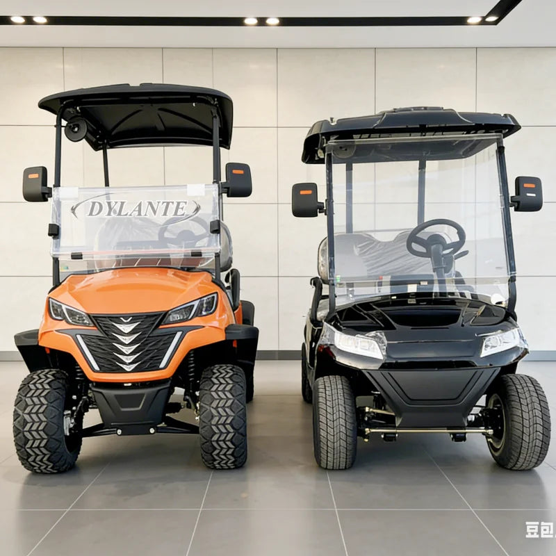 Brand New 4-Wheel High-Speed 60V Lithium Battery Mini Electric 2 4-Seater Lift Off-Road Vehicle Classic Golf Cart With Bumper