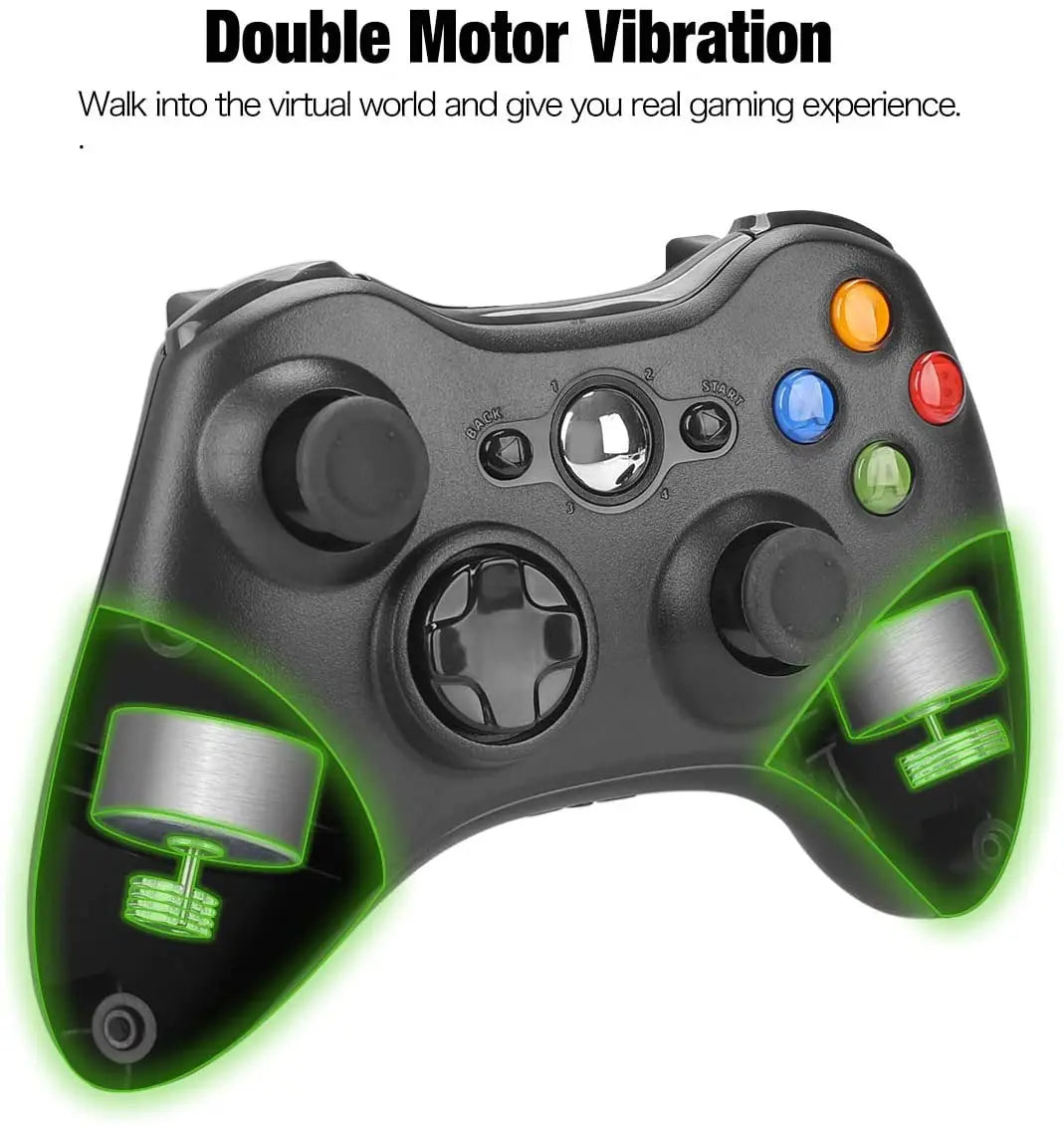 GAMROMBO Game Controller For Xbox 360/Slim/Windows7/8/10 Gamepad Wired/Wireless Controle Joystick Dual Vibration Gaming  Rocker