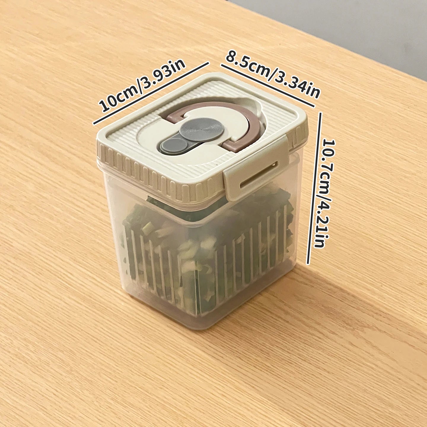 Clear Plastic Food Storage Box Portable Moisture Proof Sealed Snacks Grain Storage Container Drain Fruit Box Kitchen Organizer