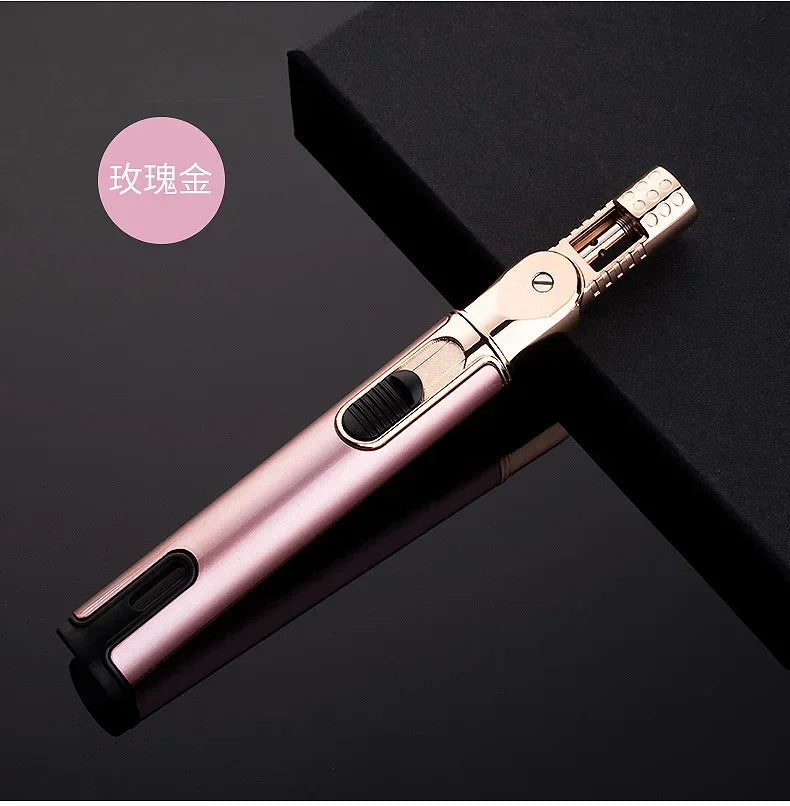 Mini Cordless Torch Blow Torch Pen Shaped Gas Soldering Iron Gun Welding Tool Soldering Iron Flamethrower Butane Torch Gun