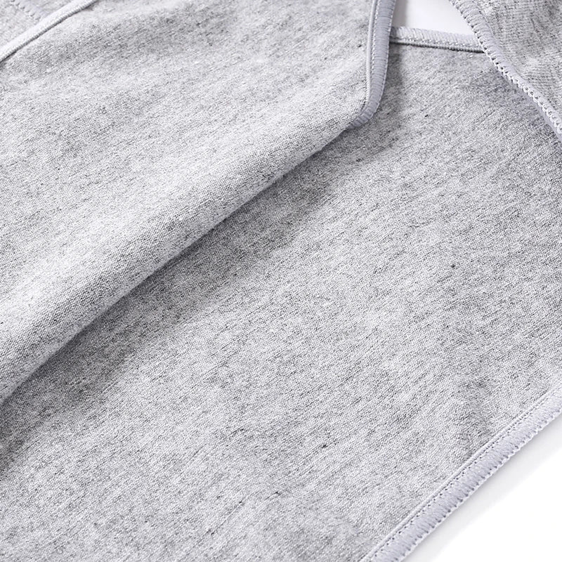 Meet'r Comfortable Cotton Underwear for Women Breathable Low Waist Panties, Seamless Lingerie Oversize Yoga Shorts