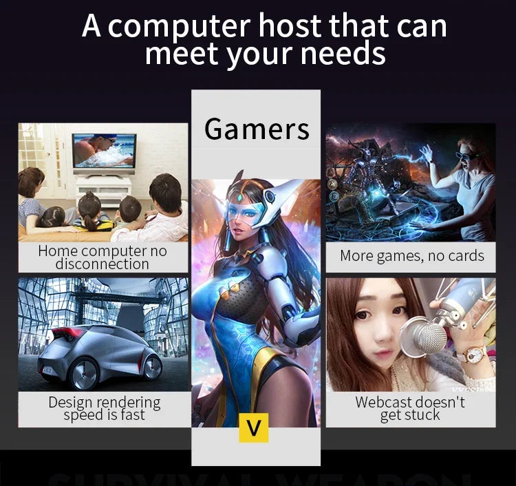 32" Core I7 Pc Gamer I9 Monoblock Curved Monitor Computadora 8GB 16GB 32GB RAM 1TB SSD AIO Computer All In One Pc Gaming
