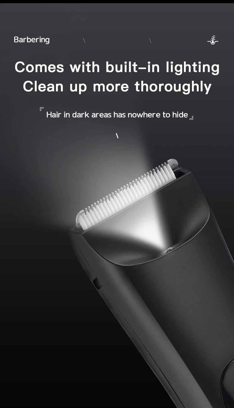 Mens Body Hair Trimmer for Men Balls Women Lady Shaver Hair Removal Bikini Trimmer Groin & Body Shaver Groomer Arm Beard Razor