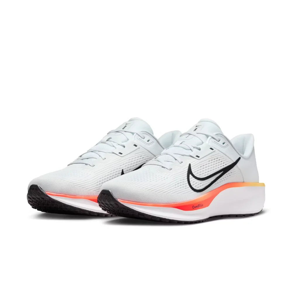 NikeQuest6 Minimalist, Stylish, Comfortable, Versatile, Premium Soft Low-Top Running Shoes Men's White/Black  FD6033-110