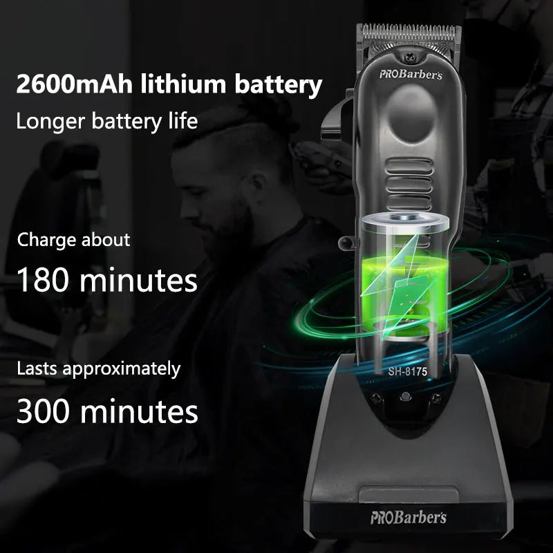 Professional Barber Clippers Electric Cutter Hair Cutting Clipper for Haircut Beard Shaver Barbershop OEM/OEM Mens Shaver Gifts