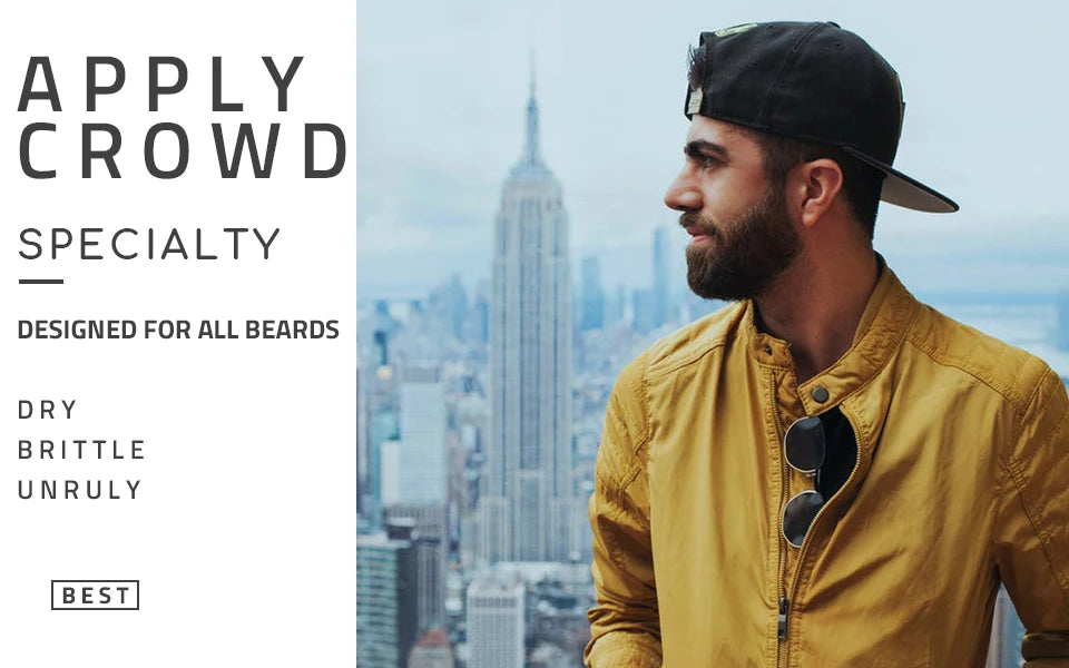 Original Lanthome Beard Balm Conditioner Oil for Growth Grooming Care Organic Moustache Treatment Moustache Wax For Men Hair