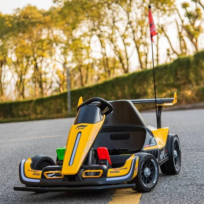 Go Kart for Kids Toy Drift Car Rechargeable Battery Operated Adults Can Ride Child Toy Electric Racing Car