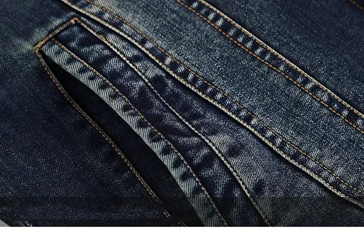 Spring Fashion Top Quality Brand Male Winter Denim Jacket Jeans Jacket Bomber Outwear Coats Plus Size 5XL Waterproof Men's