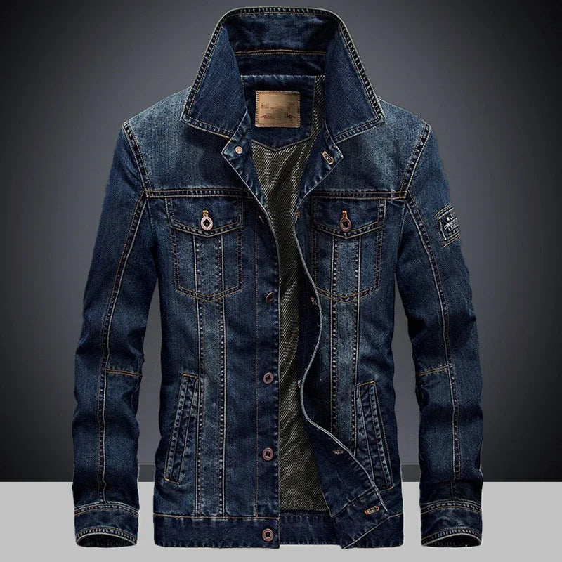 Spring Fashion Top Quality Brand Male Winter Denim Jacket Jeans Jacket Bomber Outwear Coats Plus Size 5XL Waterproof Men's