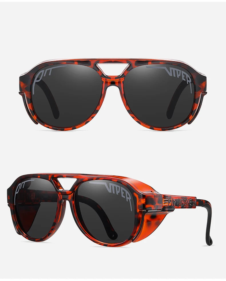 PIT VIPER Cycling Glasses for Men and Women, MTB Bicycle Eyewear, Road Bike Glasses, Windproof Sport Sunglasses, UV400