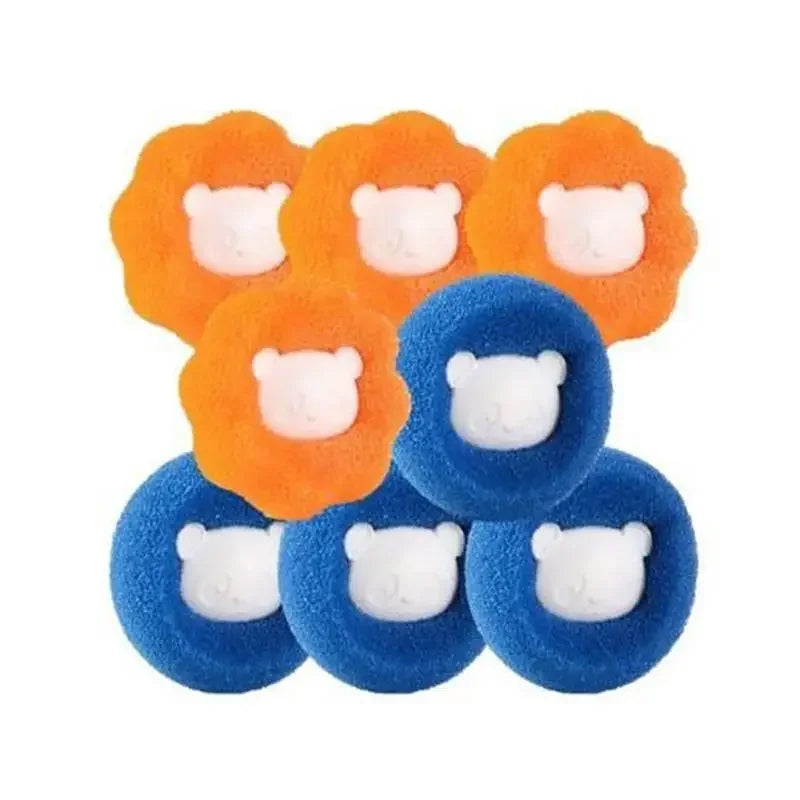Reusable Pet Hair Remover Laundry Balls Sponge Cleaning Balls Washing Machine Lint Catcher For Cat Dog Fur Household Filter
