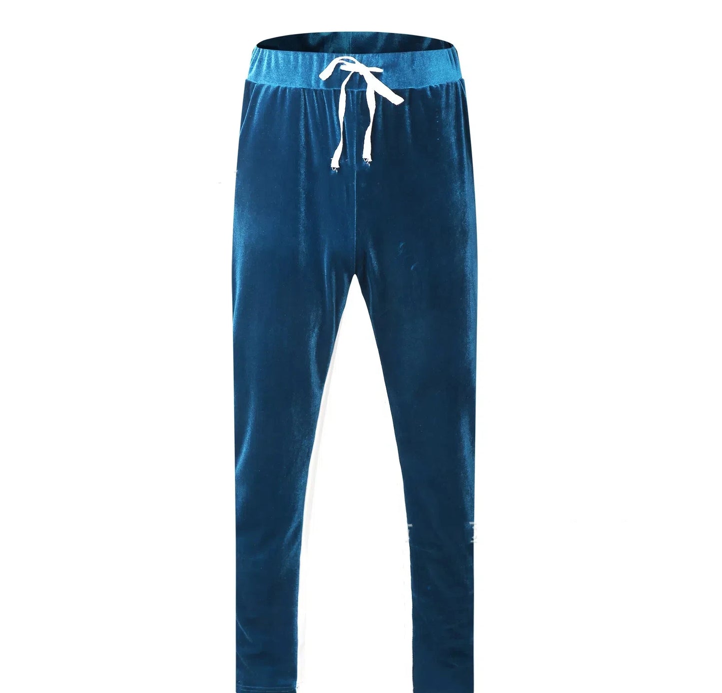 Men's Fall Winter Casual Wear 4-Season Sportswear Gold Velvet Suit Jacket Long Pants Fashion Thermal Outdoor Streetwear Clothing
