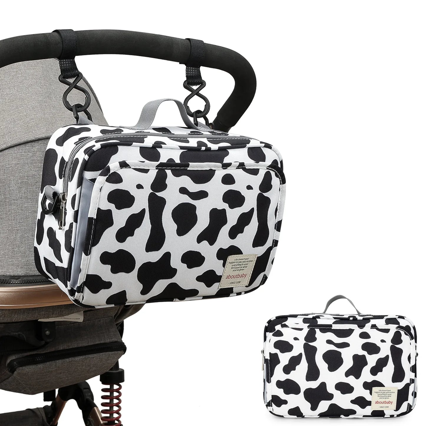 Mummy Diaper BagStroller Organizer Bags Mummy Large Capacity Travel Hanging Bag Bottle Holder Pram Diaper Bags Baby Stroller Bag