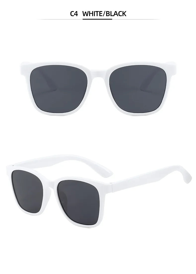 Retro Classic Vintage Square Sunglasses Women Oversized Sunglasses Women Men Retro Leopard Luxury Sun Glasses UV400 Glasses