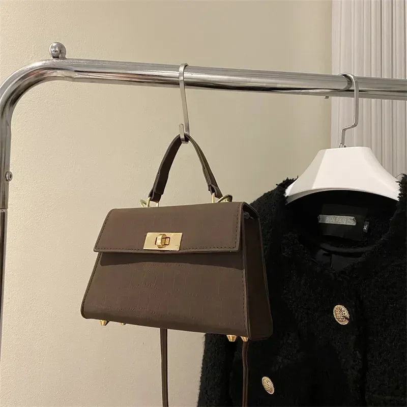 Women's Plaid Crossbody Bag PU Leather - Lightweight Shoulder Purse for Office, Commute & Travel 크로스백