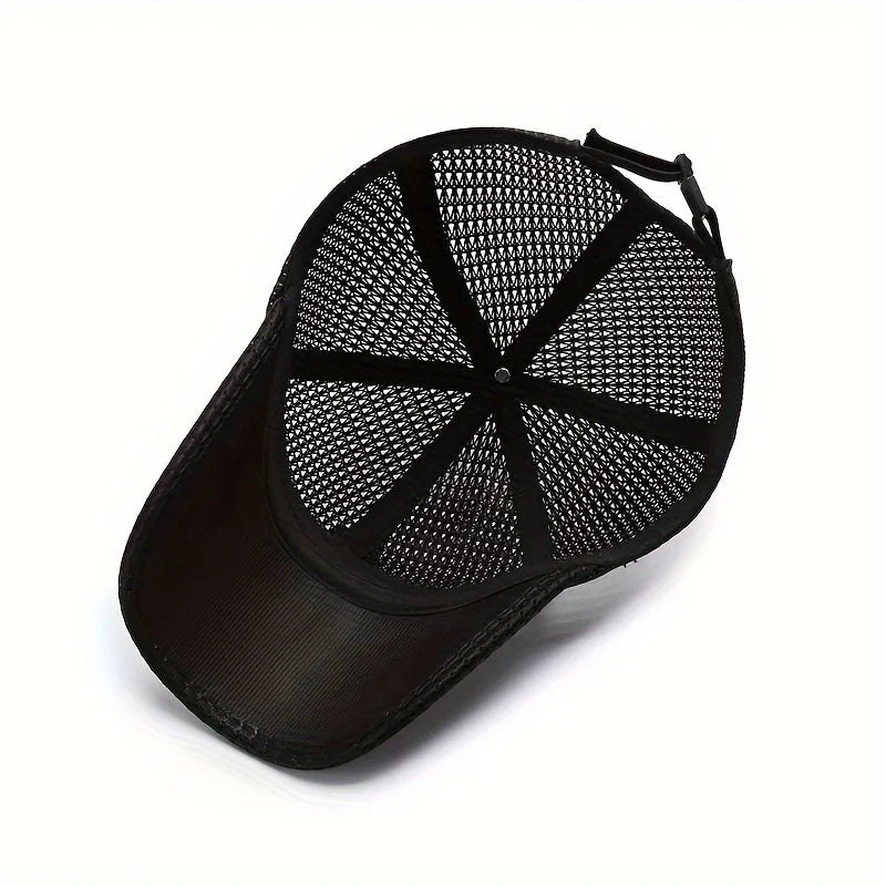 Breathable Mesh Baseball Caps - Adjustable, Quick-Drying, Casual Trucker Hats for Men & Women, Perfect for Summer Outdoors