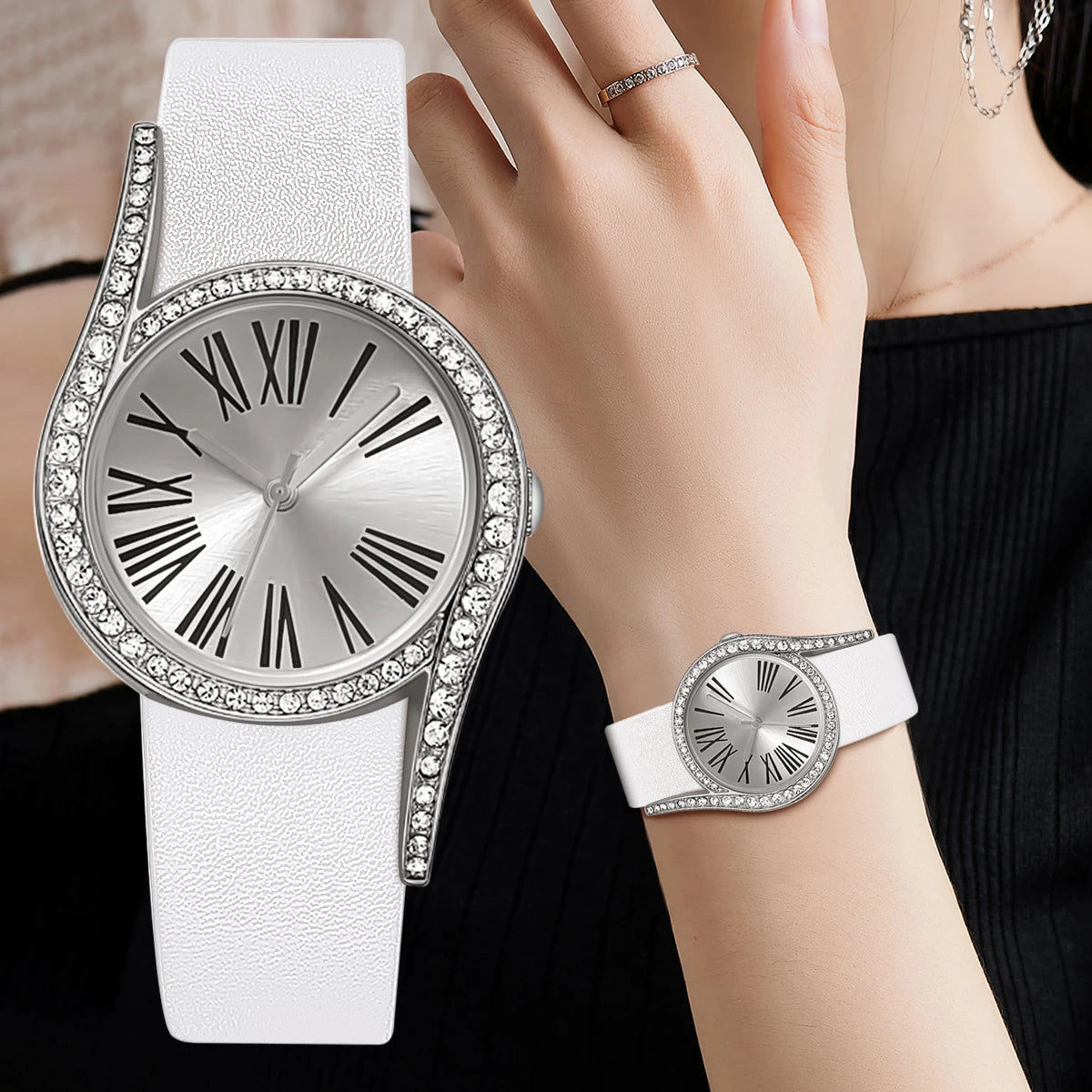 Women‘s Watch Quartz Luxury Wristwatch Leather Strap Watches For Women Clock Ladies Watch Festival Gift Valentine's Day