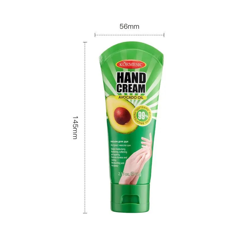 KORMESIC Avocado Hand Foot Cream Moisturizing Nourishing Anti-Wrinkle Hydrating Hands and Feet Skin Care