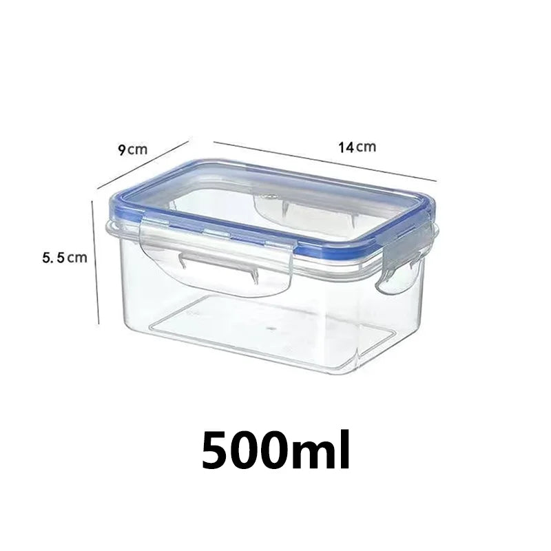 Stackable Airtight Food Containers BPA-Free Kitchen Storage for Meal Prep & Fresh Produce Fridge & Microwave Safe