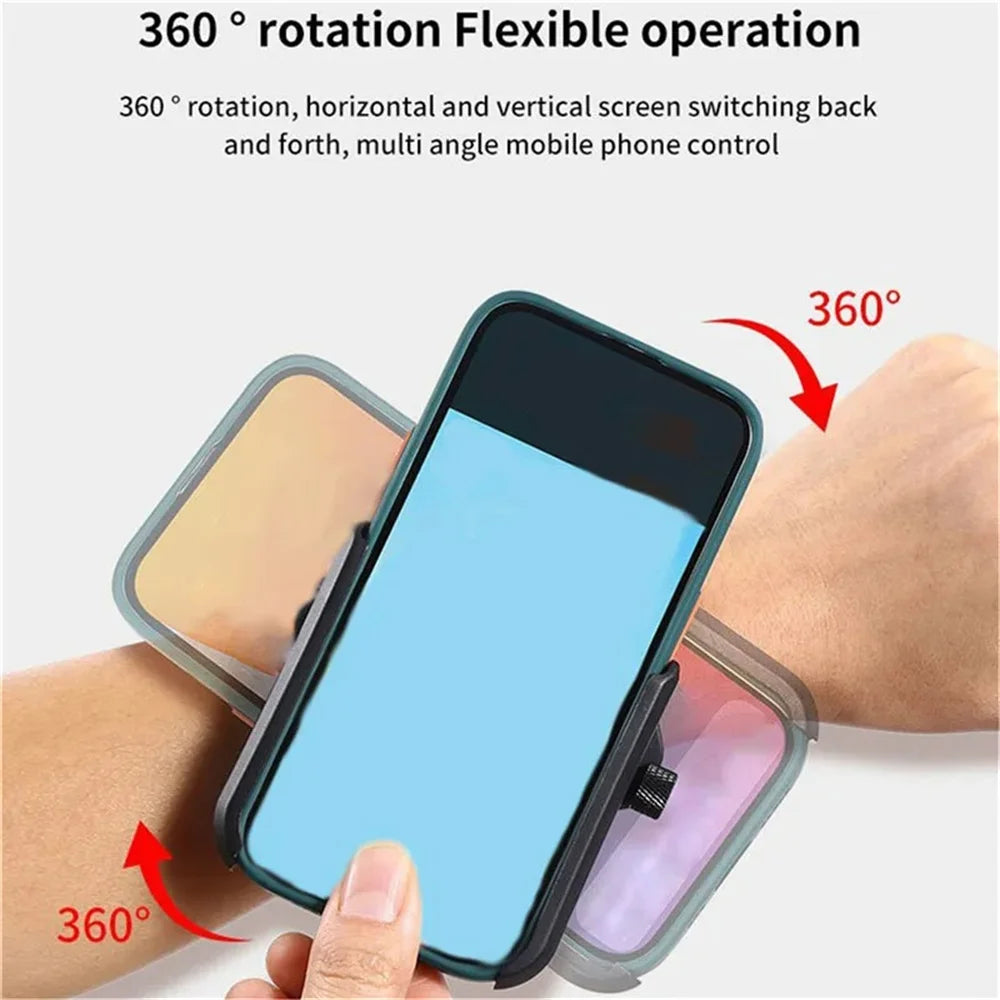 Universal 360° Rotation Multi-function Phone Holder for Car Wristband Mobile Support Phone Stand For Sports Cycling Motorcycle