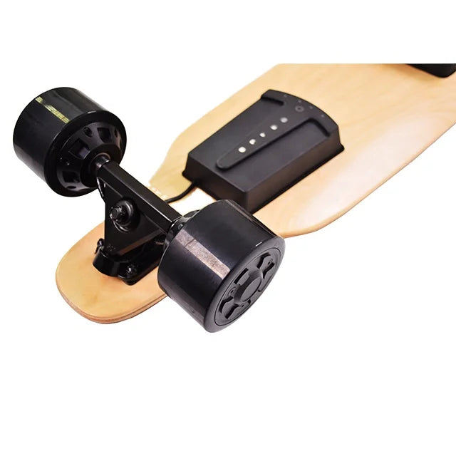 Electric Skateboard Fast Speed 40KM Kit with Removable Battery Pack & Flashlight 9 Ply Canadian Maple Skate Board Decks