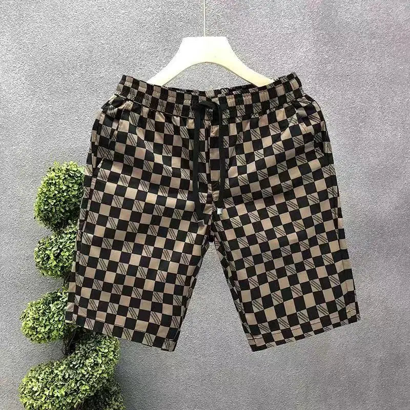 Summer casual shorts thin loose fashionable men's ins sports five-point beach pants