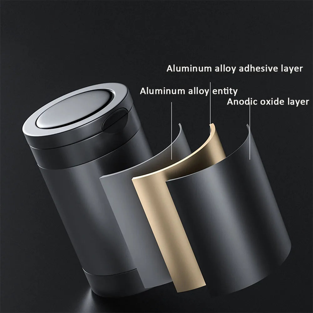 CHANCHAN Smoke Alloy Ashtray Living Room Trends Home Gifts Environmentally Friendly Car AshtrayCigarette Cover