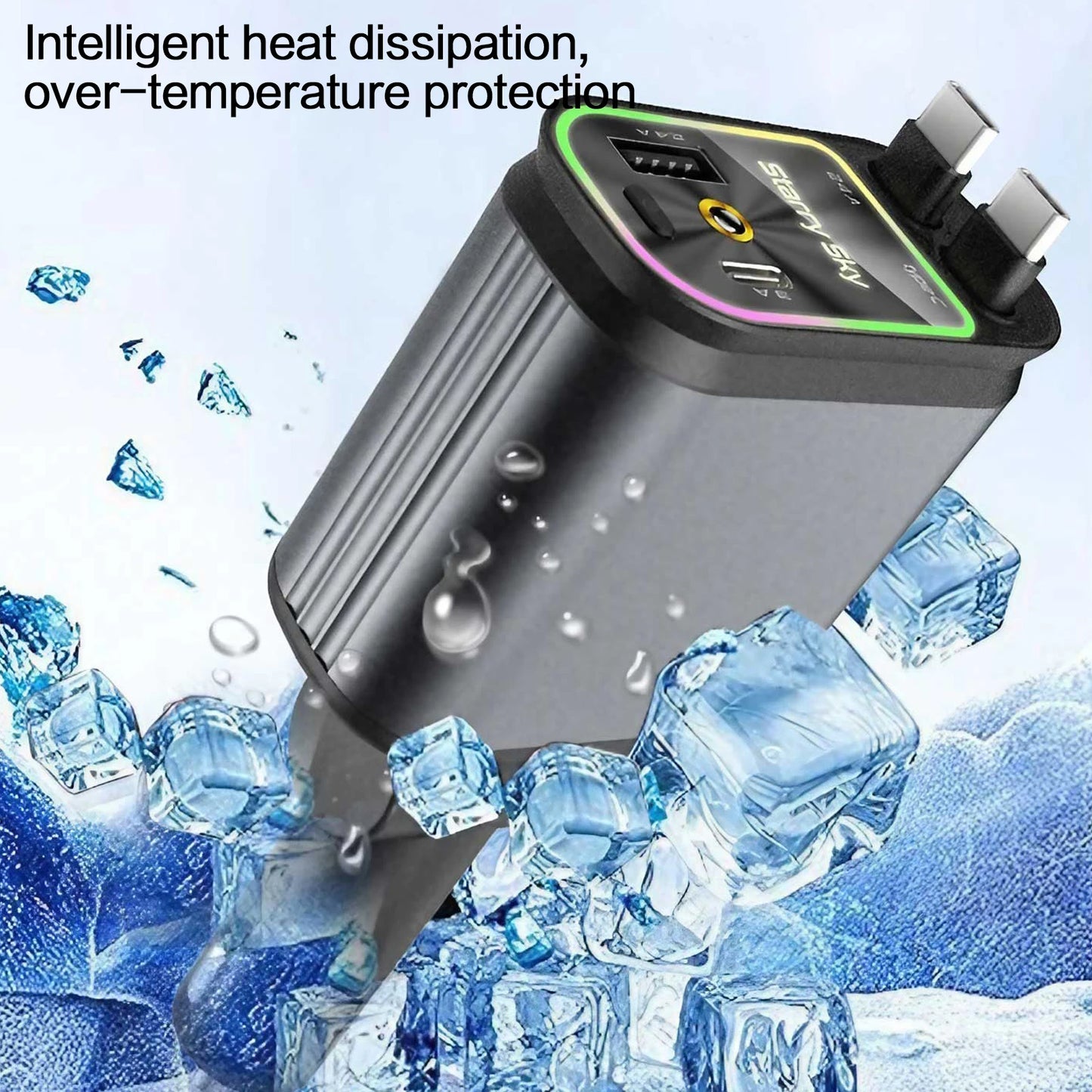 High Quality 3.1A Dual USB Car Charger 2 Port LCD Display Voltmeter 12-24V Cigarette Lighter Socket Car Charger Adapter
