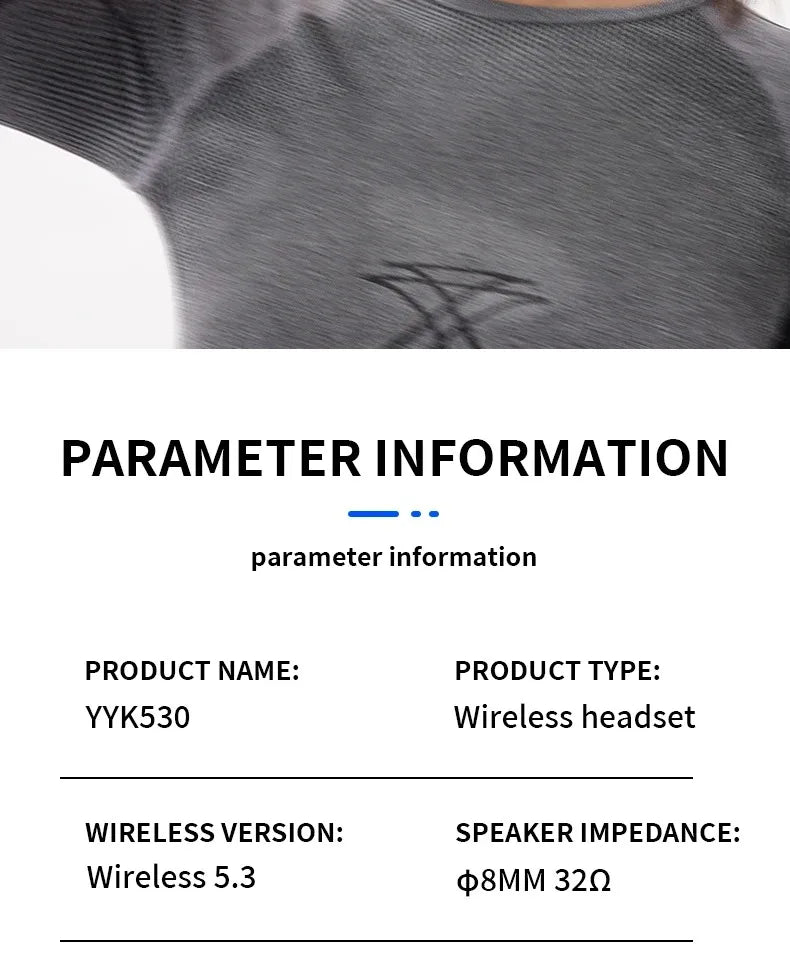 Wireless Bluetooth Headphones With Microphon Earphone ENC Noise Cancelling Handsfree Talking Headset Busines Auriculares Driving
