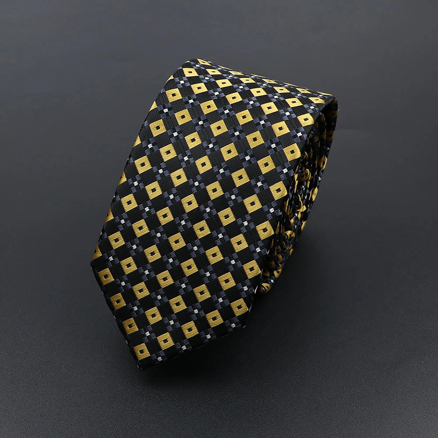 Mens 5cm Slim Tie Striped Plaid Red Black Narrow Necktie For Wedding Party Business Men Formal Suit Shirt Cravats Accessory Gift