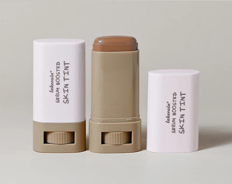 Stick Foundation Balm Serum Boosted Skin Tint Foundation Stick Smooth Plumper Hight Coverage Travel Bronze Foundation Stick Make