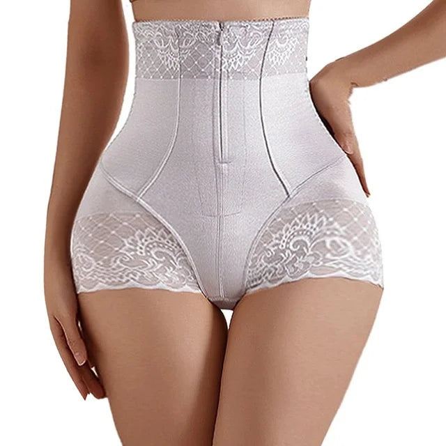 New Tummy Control Panties Women Zipper Body Shaper High Waist Shaper Pants Seamless Shapewear Postpartum Panties