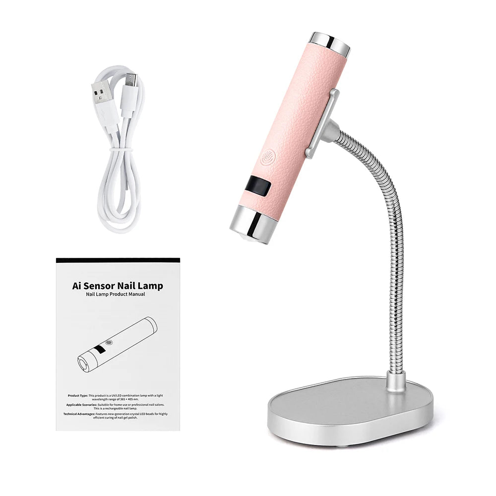Auto-Sensing UV Nail Dryer Handheld Nail Lamp UV Light Nail Lamp Dryer Nail Curing All Gel Polish Manicure Lamp Nail Art Tool