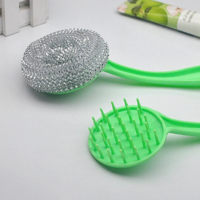 Cleaning Ball Brush Removable Cleaning Brush Pots and Pans Brush Kitchen Cleaning Tools Household Cleaning Brush