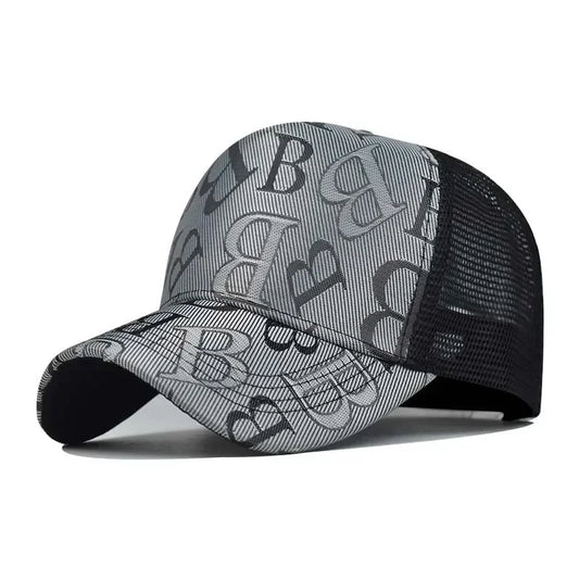 Fashion Designer Mesh Breathable Ponytail Rebound Hat Outdoor Casual Sun Protection Shade Cap Branded Baseball Cap